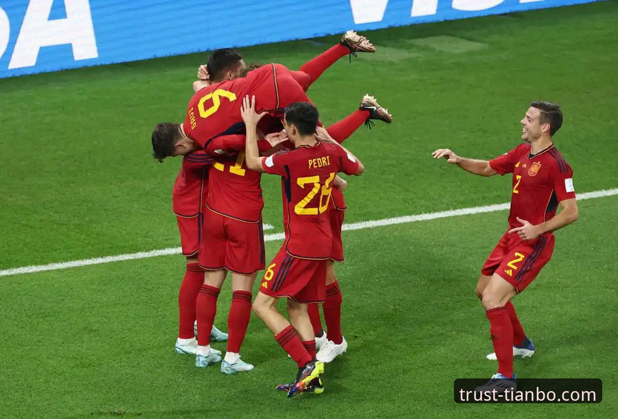 天博娱乐品牌 西班牙4-0大胜沙特!世界杯实用战术调整指南——如何破解“控球不进球”困局